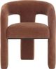 TOV Furniture Malone Rust Chenille Dining Chair-3
