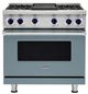 Viking® 7 Series 36" November Sky Pro Style Liquid Propane Gas Range-0