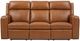 Flexsteel® Wyatt Brown Power Reclining Sofa with Power Headrests and Lumbar-1