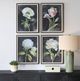 Uttermost® Danhui Nai 4-Piece Florals on Black Framed Prints Set-1