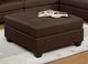Furniture of America® Caldicot Brown Ottoman-1