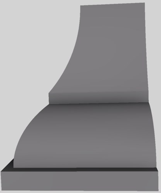 Vent-A-Hood® Designer Series 54" Gunsmoke Wall Mounted Range Hood-3