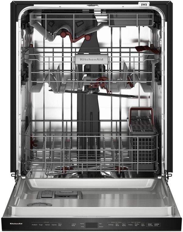KitchenAid® 24" PrintShield Stainless Steel 360° Max Jets™ Third Rack Top Control Built-In Dishwasher with Advanced ProDry™ System and Ultra-bright LED Lighting-1