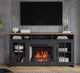Legends Home Essex Seal Skin/Whiskey Fireplace Console-3