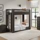 Westwood Design Bello Cocoa Youth Twin Over Twin Bunk Bed-1
