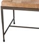 Classic Home Achen Hide Blonde Bench-4