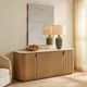 Uttermost® Fracture Gold Segmented Panel Mirror-3