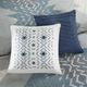 Olliix by INK+IVY 3 Piece Blue Full/Queen Nova Duvet Cover Mini Set-3