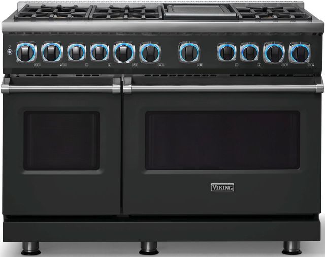 Viking® 7 Series 48'' Antique Bronze Pro Style Dual Fuel Range with Griddle-3
