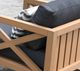 CabanaCoast® Customizable Kensington SOL Teak™ Outdoor Love Seat-4