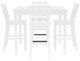 Powell® Maui 5-Piece White Counter Dining Table Set-3