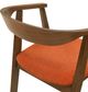 Armen Living Westmont Santana 5-Piece Orange Wooden Dining Set-4