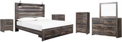 Signature Design by Ashley® Drystan 6-Piece Multi King Panel Bed Set