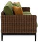 Signature Design by Ashley® Horizon Hall Brown/Green Aluminum/Fabric Outdoor Sofa-2