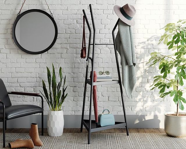 Sauder® Boulevard Café Black Coat Tree-1