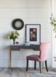 A & B Home Black/Gold Mirror with LED Light-5
