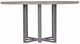 Century® Customizable Curate Fripp Peninsula/Pewter Dining Table-1