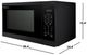 Sharp® 1.4 Cu. Ft. Black Countertop Microwave-2