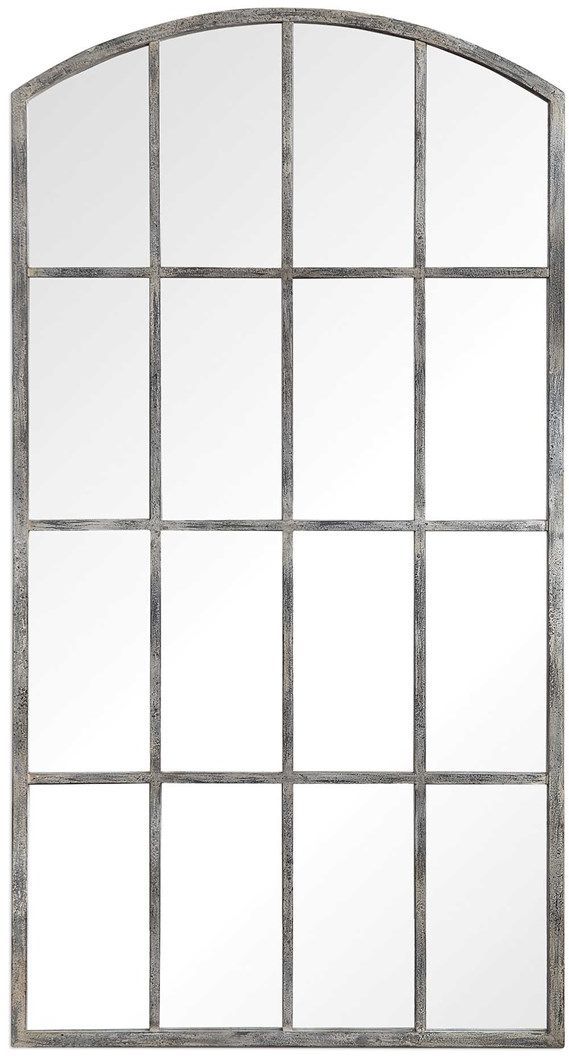 Uttermost® Amiel Ivory Arched Mirror-0