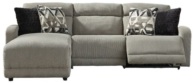 Signature Design by Ashley® Colleyville 3-Piece Stone Left-Arm Facing Power Reclining Sectional and Chaise-1