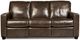 Campio Furniture Legacy Leather San Diego Dark Brown Motion Sofa-1