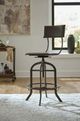 Hammary® Hidden Treasures Brown Rocco Adjustable Stool-1