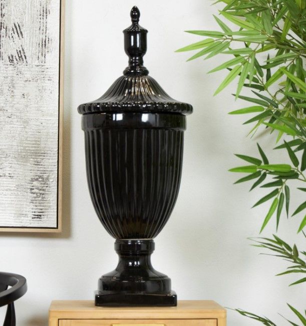 Deco Marche Black Decorative Jars-4