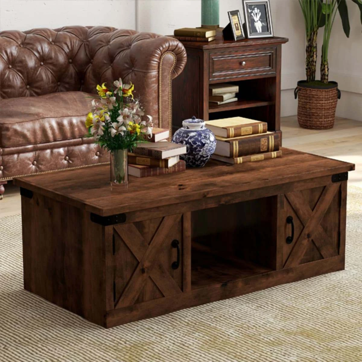 Legends Home Farmhouse Coffee Table - Thumbnail 4