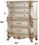 ACME Furniture Gorsedd Golden Ivory Chest-2