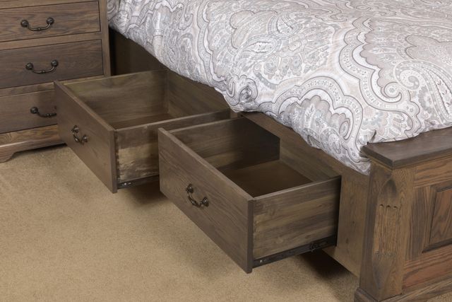 Mavin Customizable Longmeadow King Panel Bed Low Footboard with Side Drawer-2
