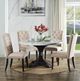 ACME Furniture Gerardo Beige/Weathered Espresso Side Chair-1