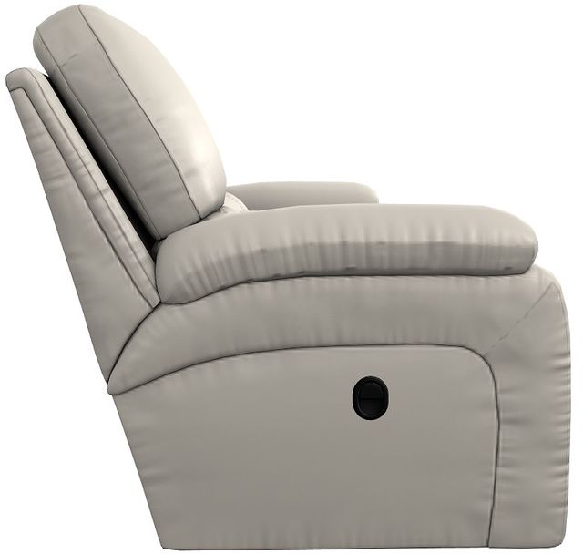 La-Z-Boy® Greyson Ice Leather Manual Reclining Loveseat with Console-2
