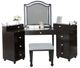Furniture of America® Tracie 3-Piece Obsidian Gray Vanity Set-0