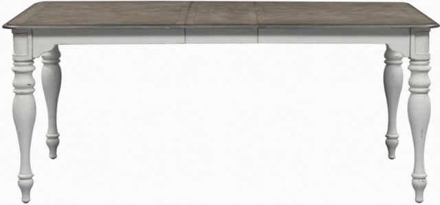 Liberty Furniture Magnolia Manor 6-Piece Antique White/Weathered Bark Optional Dining Table Set-1
