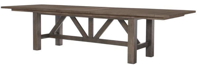 Legacy Classic XXX's and OOO's Cocoa Trestle Dining Table-2