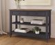 Null Furniture Mystic Navy/Toasted Almond Sofa/Media Console Table-4