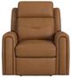 Flexsteel® Felix Toasted Almond Leather Power Recliner with Power Headrest and Lumbar-3