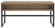 Signature Design by Ashley® Montia Gunmetal/Light Brown Home Office Desk-3