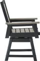Signature Design by Ashley® Mount Valley Driftwood/Black Swivel Chair-3
