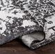 Surya Eagean Charcoal/Light Beige 4'x6' Area Rug-3
