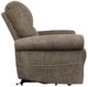 Signature Design by Ashley® Aureta Earth Power Lift Recliner-3