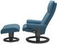Stressless® by Ekornes® Stressless Aura Large Classic Base Chair and Ottoman-1