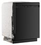 KitchenAid® 24" Black Front Control Built-In Dishwasher with Third Level Utensil Rack and 30+ Total Wash Jets-3