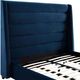TOV Furniture Koah Navy King Velvet Bed-1