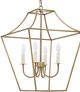 Renwil® Versailles Antique Brushed Brass Pendant Light-3