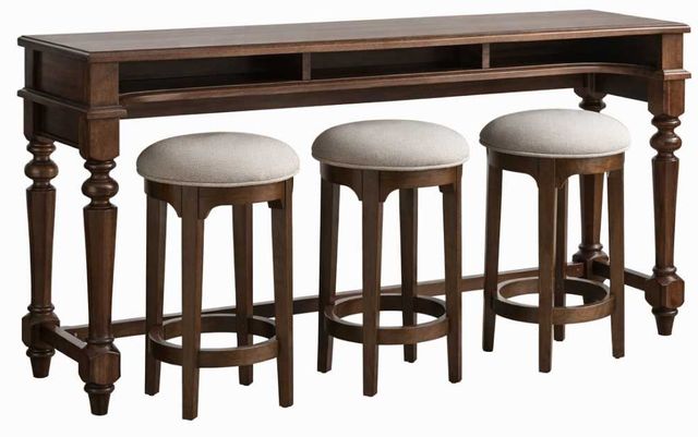 Liberty Furniture Arden Road 4-Piece Cream/Satin Cherry Living Room Set-0