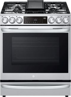 LG 30" PrintProof™ Stainless Steel Slide-In Gas Range