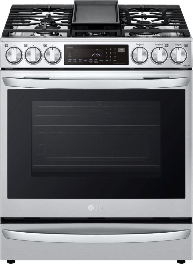 LG 30" PrintProof™ Stainless Steel Slide-In Gas Range