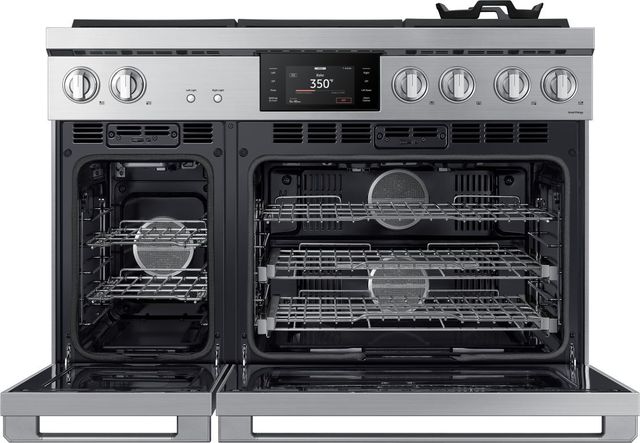Dacor® Transitional 48" Silver Stainless Steel Pro Style Natural Gas Range-1
