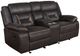 Coaster® Greer 2-Piece Dark Brown Manual Reclining Living Room Set-5